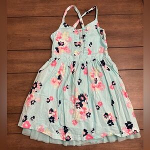 Cherokee Girls Teal Sleeveless Spaghetti Strap Sundress